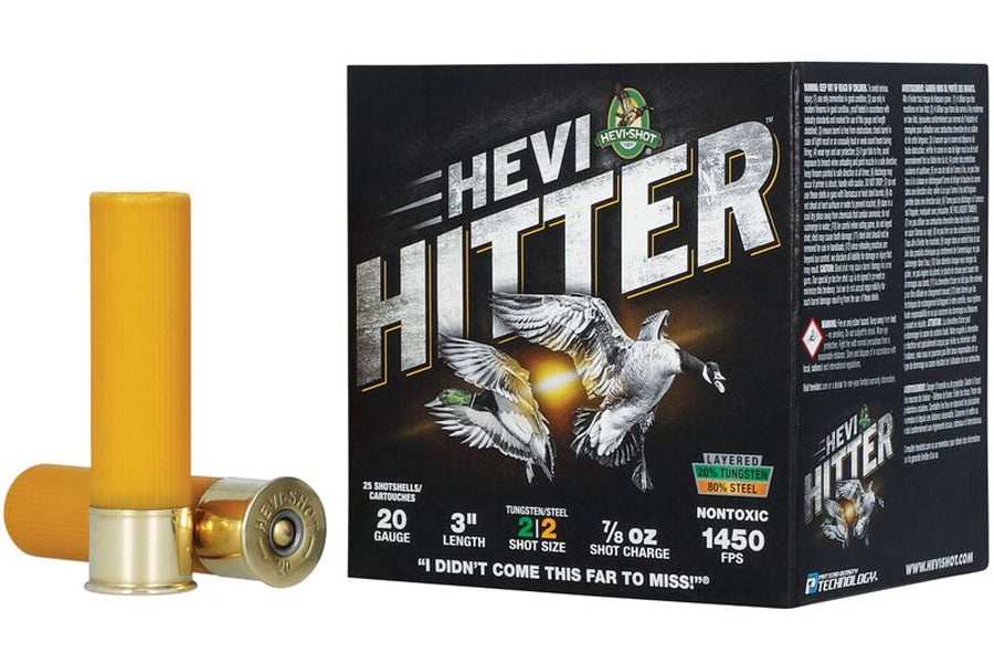 HEVI SHOT 30 Gauge 3 in 7/8 oz 2 Shot HEVI-Hitter Non Toxic 25/Box